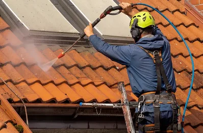 Démoussage et hydrofuge de toiture à Burdignes